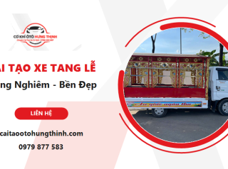 Cải Tạo Xe Tang Lễ - Đóng Khung Mái, Bát Cống Trang Nghiêm Bền Đẹp